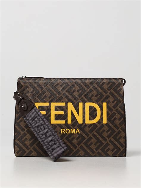 pochette uomo fendi